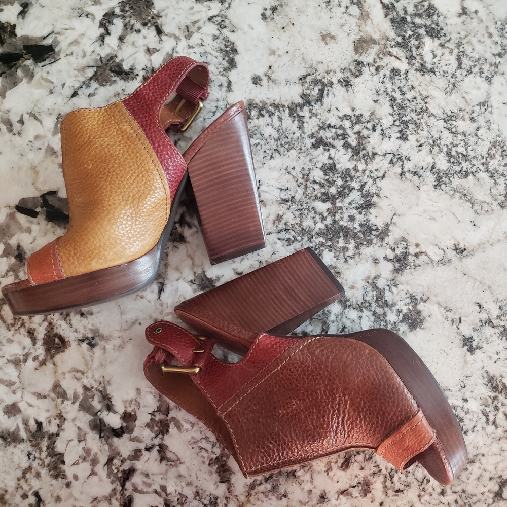 Lucky Brand Paola Platform slingbacks